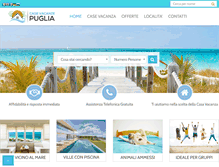 Tablet Screenshot of casevacanzepuglia.it